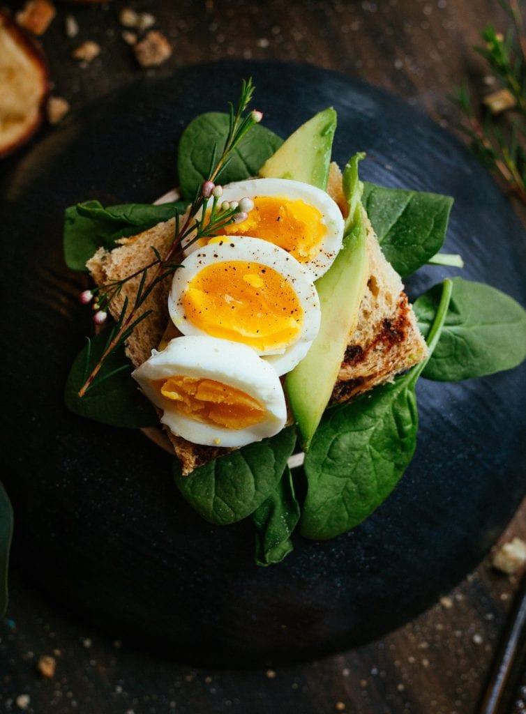 Food for your health: egg and avocado sandwich