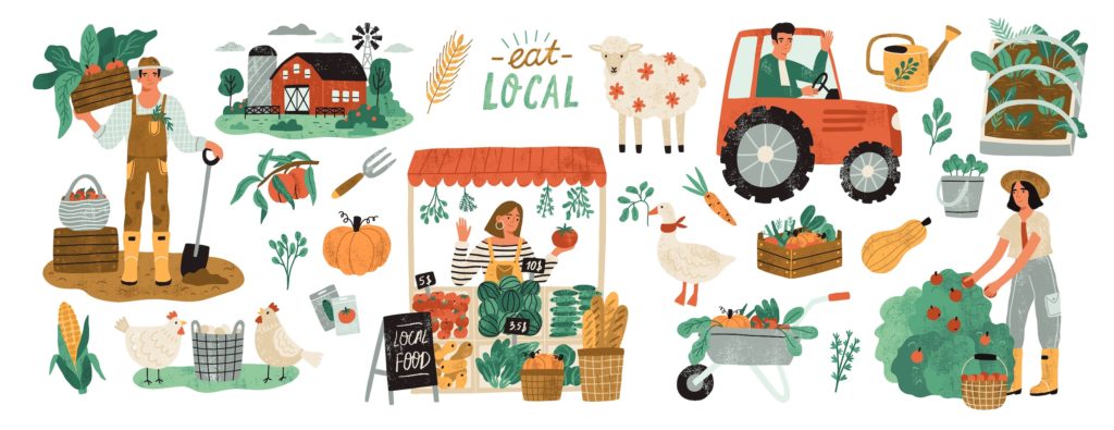 Eat local foods - become a locavore